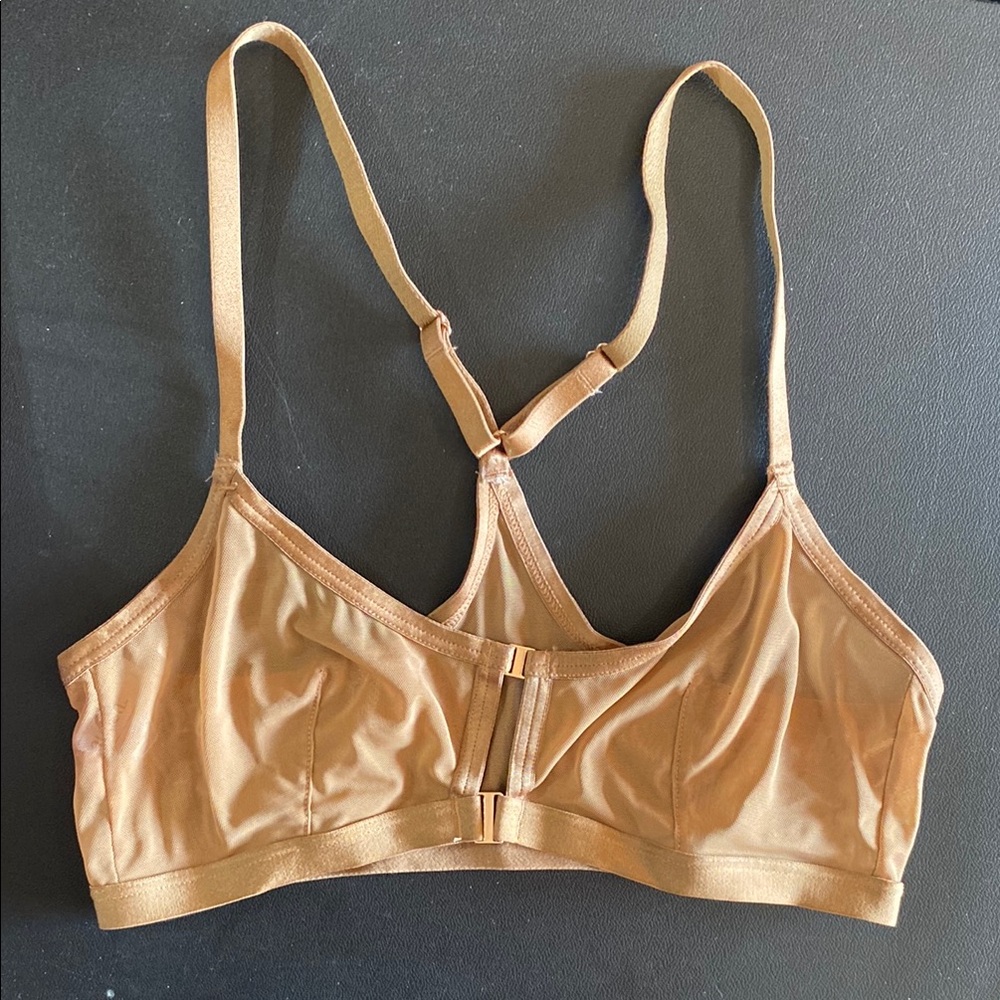 Auden Tan Adjustable Racerback Bra